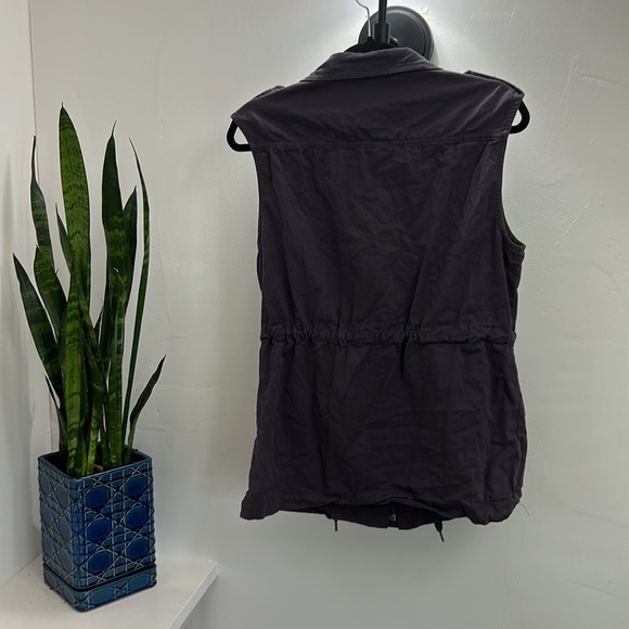 Beaded charcoal vest - Picture 4 of 5